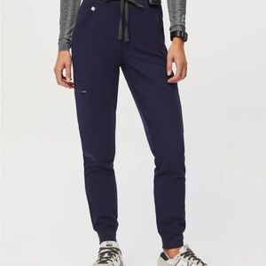 Figs Women's Navy Jogger Pants with Drawstring